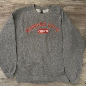Kansas City Chiefs Gray Sweater